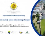 Konferencja naukowa "System edukacji wobec zmian demograficznych" w ramach III Kongresu Demograficznego - 14 września w Kielcach Foto
