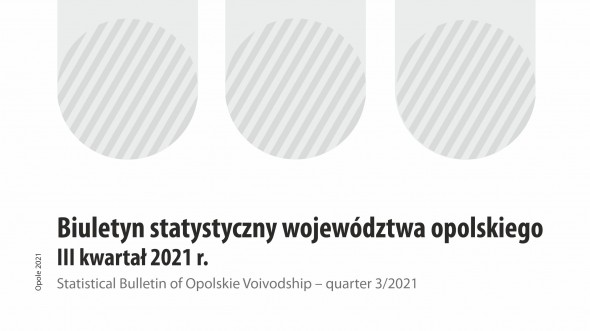 Statistical Bulletin of Opolskie Voivodship – quarter 3/2021