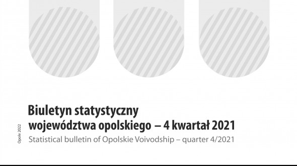 Statistical bulletin of Opolskie Voivodship – quarter 4/2021