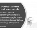 Badania ankietowe realizowane w maju Foto