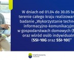 Wykorzystanie technologii informacyjno-komunikacyjnych w gospodarstwach domowych (SSI-10) oraz wśród osób indywidualnych (SSI-10G oraz SSI-10I) Foto