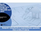 Infografika - Wyniki ostateczne NSP 2021 -  budynki i mieszkania w województwie opolskim Foto