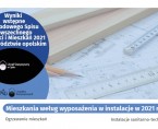 Infografika - Wyniki wstępne NSP 2021 -  mieszkania i gospodarstwa domowe w województwie opolskim. Foto