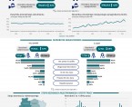 Infografika - Rynek pracy w maju 2025 r. - dane dla województwa opolskiego i miasta Opola Foto