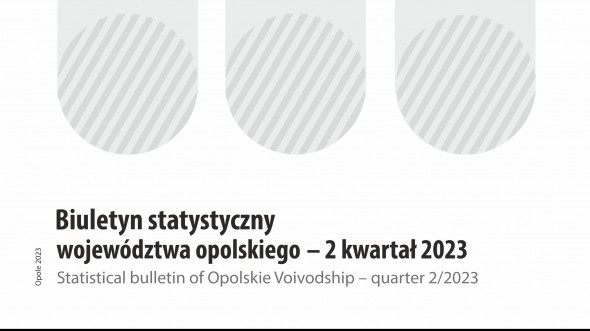 Biuletyn statystyczny województwa opolskiego – 2 kwartał 2023