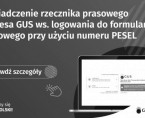 <b>Oświadczenie rzecznika prasowego Prezesa Głównego Urzędu Statystycznego ws. logowania do formularza spisowego przy użyciu numeru PESEL</b></p> Foto