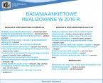 Badania ankietowe realizowane w 2017 r. Foto